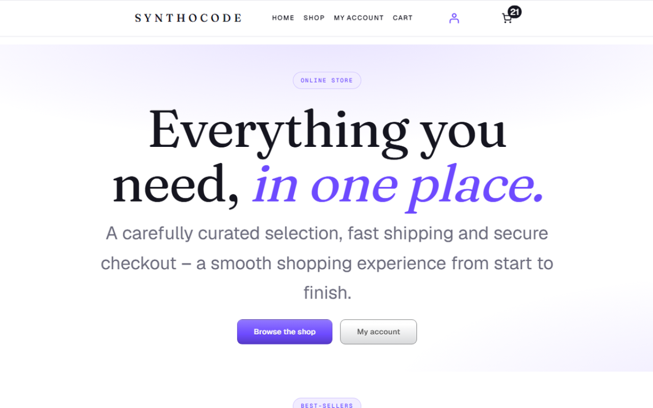 Synthocode E-Commerce AI
